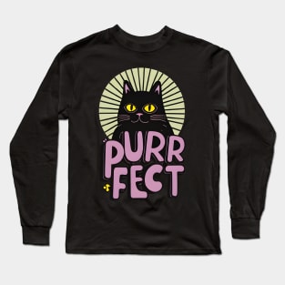 Purrfect cat Long Sleeve T-Shirt